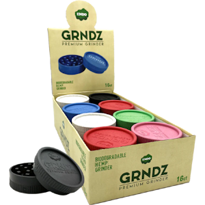 MJ WHOLESALE - Endo Grndz - Assorted Biodegradable Hemp Grinder - 56mm