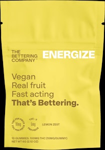 The Bettering Company - The Bettering Company | Energize | Lemon Zest | 10Pk Gummies