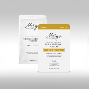 MARY'S MEDICINALS - Mary's Medicinals Energy THC Transdermal Patch 20mg