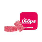 Enhanced Raspberry Singles (Calm Energy) (H) | 2pk 2:1 (THC:CBD) Jellies | Drops