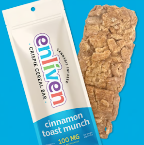 ENLIVEN - Enliven | Cereal Bar | Cinnamon Toast Munch | 100mg