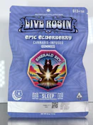 Emerald Sky Epic Elderberry Rosin Sleep Gummies