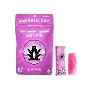 Emerald Sky - Emerald Sky - 10:2:4 THC/CBD/CBN Good Night Gummies (Grape-Indica)