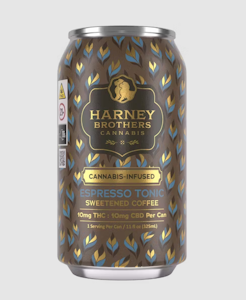 Harney Brothers - Harney Brothers- Espresso Tonic Sweetened Coffee- 10mg thc:10 mg cbd