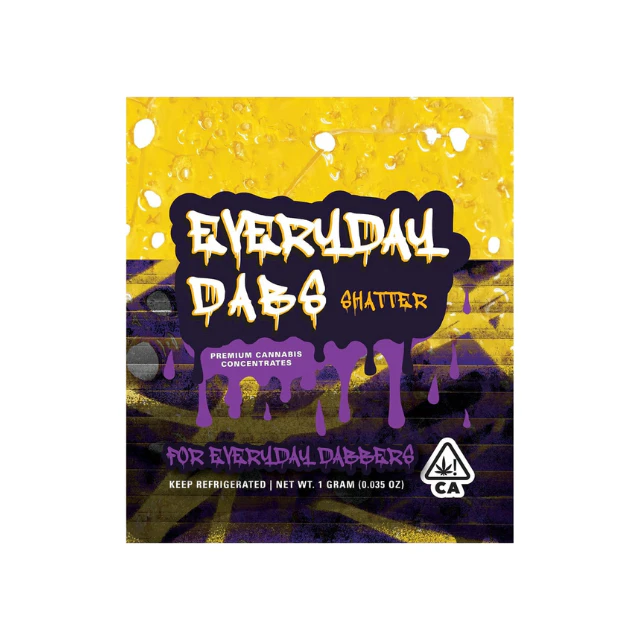 Everyday Dabs - Everyday Dabs - 1g Shatter (Sunset Sherbert-Indica) Main Image