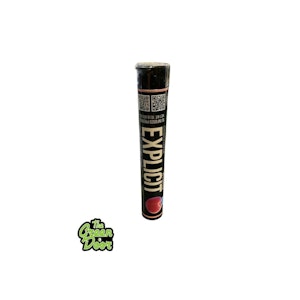 EXPLICIT - EXPLICIT - Peach Frost Hybrid - Infused Preroll - 1g