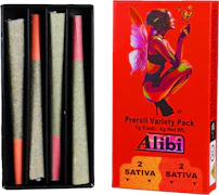 Dream Star/Nilla Wafer - 4pk 1g Preroll Combo Pack - Sativa/Sativa | Alibi