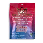 Gold Crown-Cotton Candy-Gummies with Nerds-Creativity-200mg