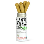Green Crack Liquid Diamond 0.5g 5pk Prerolls - Sativa | Luci