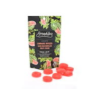 Sour Watermelon - 100mg THC Fruit Chewz - Smokiez Edibles