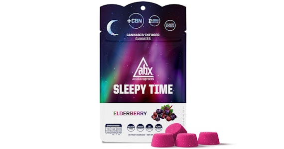 ABX - ABX - Elderberry 2:1 THC:CBN Sleepy Time Solventless Gummies - 150mg