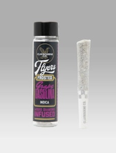 CLAYBOURNE CO. - [Claybourne Co.] Frosted Infused Preroll 2 Pack - 1g - Grape Gasolina (I)