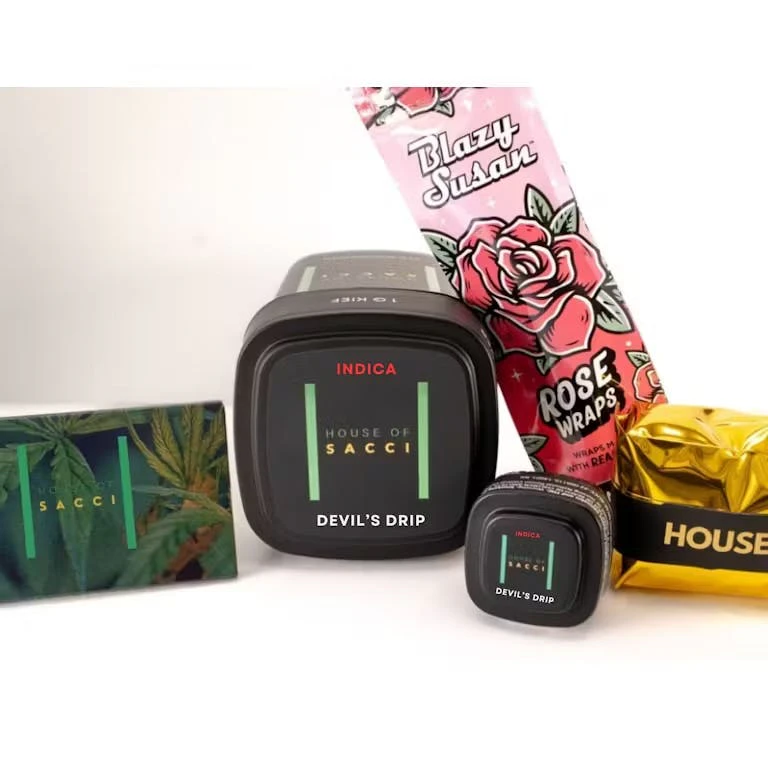 House of Sacci - House Of Sacci -Devils Drip House Party - 28g ground flower & 1g Kief Main Image