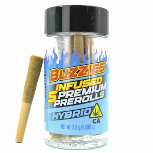 BUZZIES - Hybrid 2.5g 5 Pack Infused Pre-Rolls - Buzzies