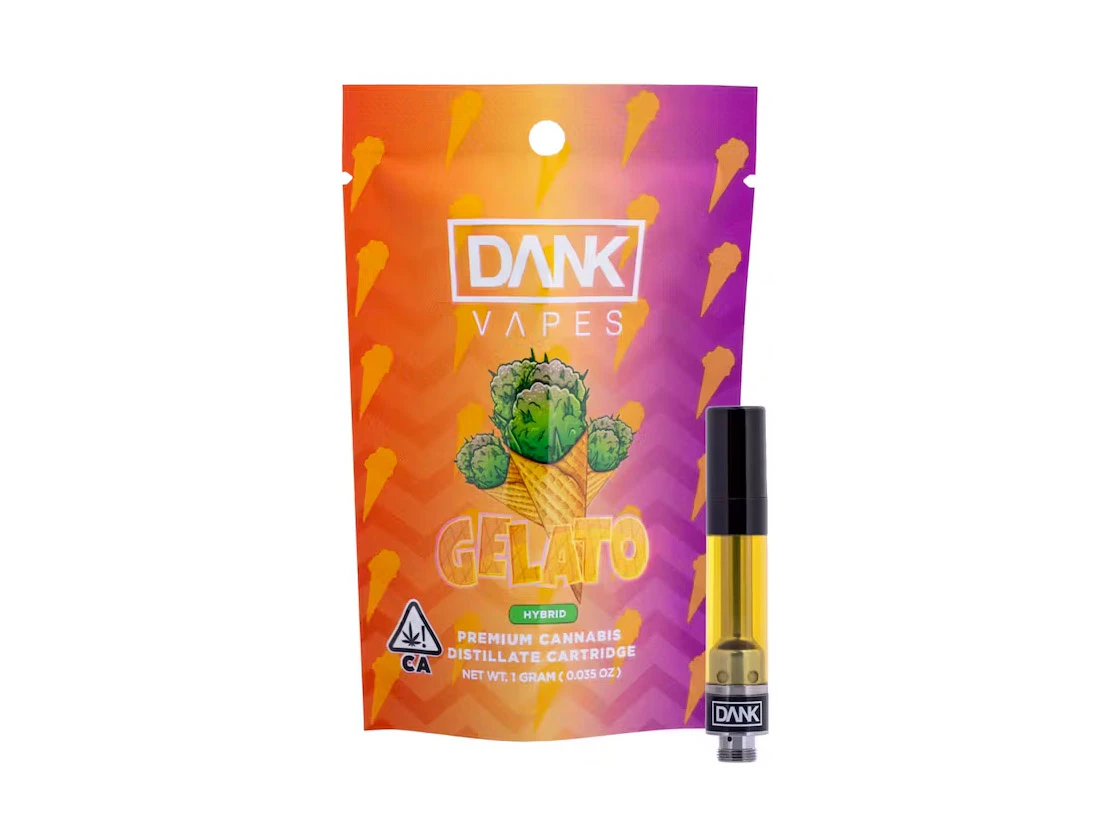 DANK - Dank - Gelato - 1g Vape Cartridge Main Image