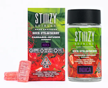 STIIIZY: Sour Strawberry Nano Enhanced Gummies 10 pieces/100mg (I)