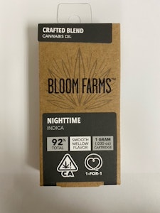 BLOOM FARMS - INDICA Blend 1g Cart - Bloom Farms