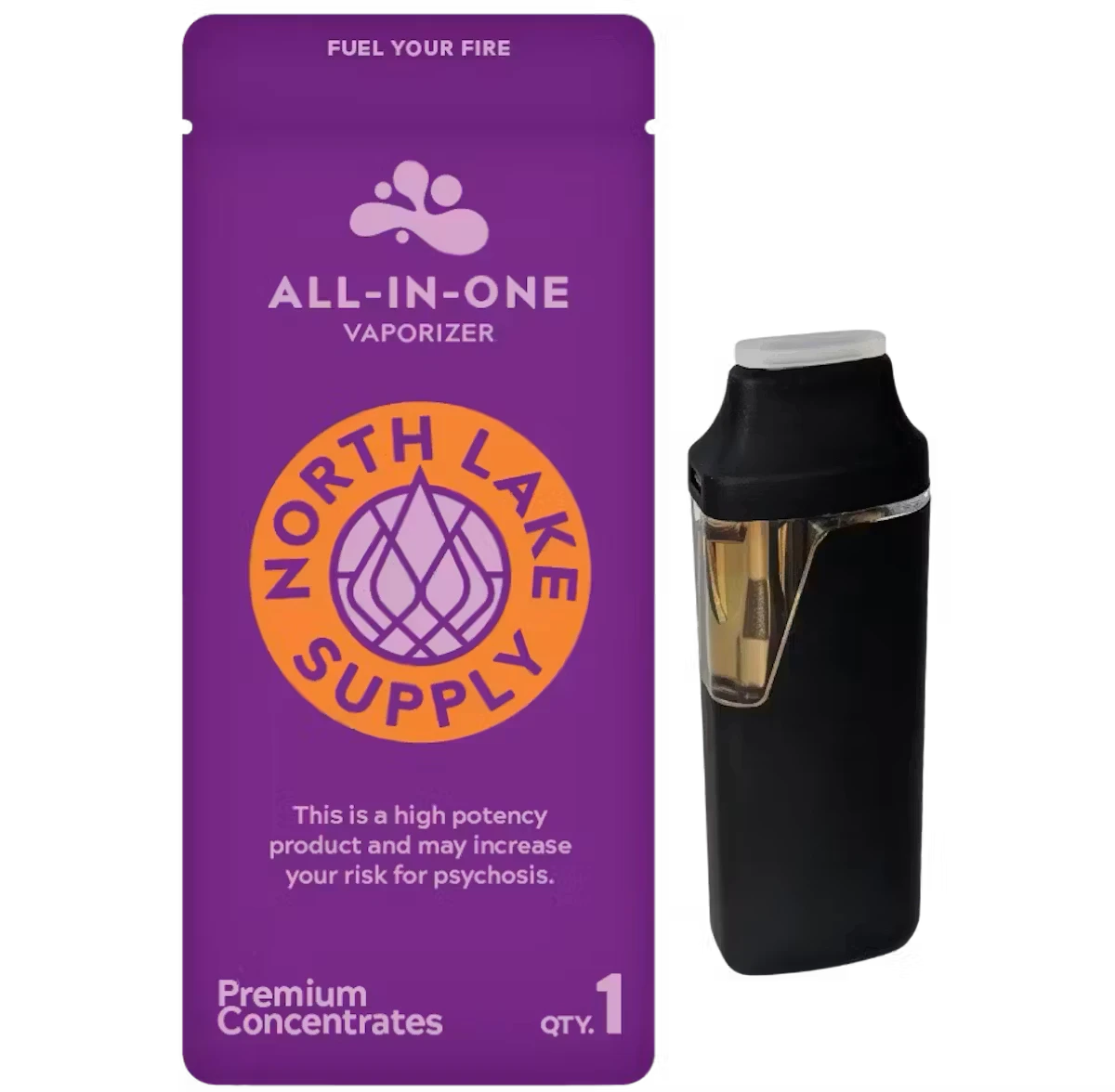 North Lake Supply - Watermelon Sorbet CDTerps Disposable 2g Main Image