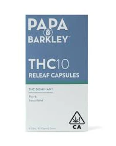 Papa & Barkley - THC10 - Releaf Capsules - Papa & Barkley - Releaf Capsules - Papa & Barkley