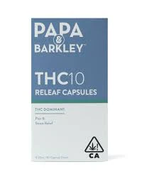 Papa & Barkley - THC10 - Releaf Capsules - Papa & Barkley - Releaf Capsules - Papa & Barkley Main Image