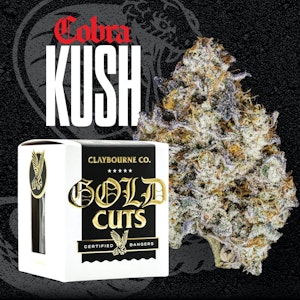 CLAYBOURNE CO. - CLAYBOURNE - Flower - Cobra Kush - Gold Cuts - 3.5G