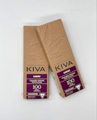 Blackberry Dark Chocolate Bar - Kiva - 100mg