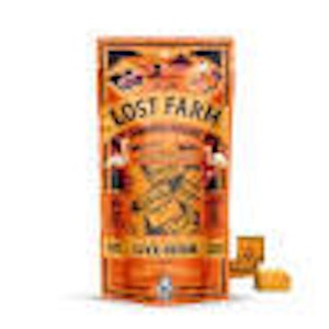 Kiva - Lost Farm Live Resin Chews - Tangerine (Sunset Sherbet)100mg