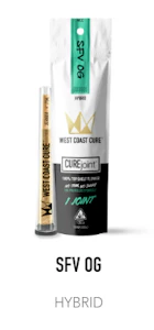 West Coast Cure - SFV OG - Pre-Roll - 1g [West Coast Cure]