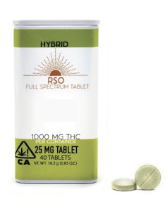 Wedding Cake - 1000mg - RSO Tablets (H)- Emerald Bay Wellness