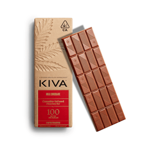 KIVA - Kiva - 100mg - Milk Chocolate Bar