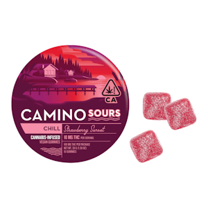 CAMINO - Camino Sours - 100mg - 10ct Gummies - Strawberry Sunset