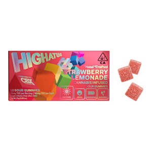 HIGHATUS - Highatus - 100mg - 10ct Gummies - Strawberry Lemonade