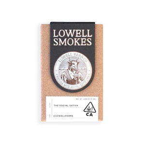 LOWELL HERB CO - LOWELL SMOKES: THE SOCIAL SATIVA 3.5G PRE-ROLL 6PK