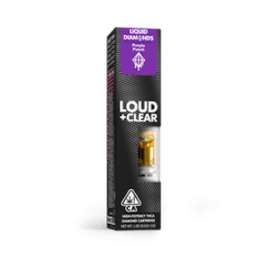 ABSOLUTE XTRACTS - ABX - Loud & Clear Liquid Diamonds Purple Punch Live Resin Cart - 1g