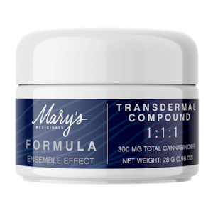 MARY'S MEDICINALS - 1:1:1 THC:CBD:CBG 900mg Transdermal Compound - Mary's Medicinals
