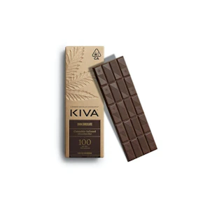 KIVA - Dark Chocolate | *P* Chocolate Bar 100mg | Kiva