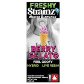 Freshy Strainz Berry Gelato 1g Live Resin+Melted Diamonds Cartridge - Hybrid