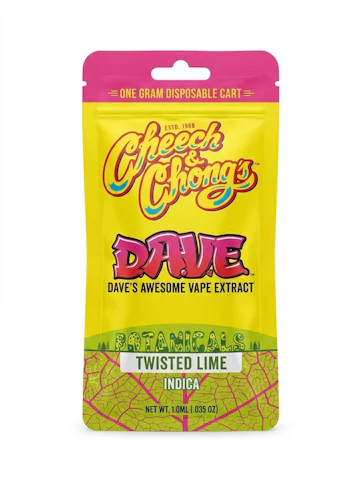 Cheech & Chong's - Twisted Lime -Hybrid- 88.32% THC | 1g (510 Cartridge) | Cheech & Chong -N11 Middle
