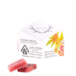 WYLD - Wyld: Pomegranate Gummies - 1:1 CBD
