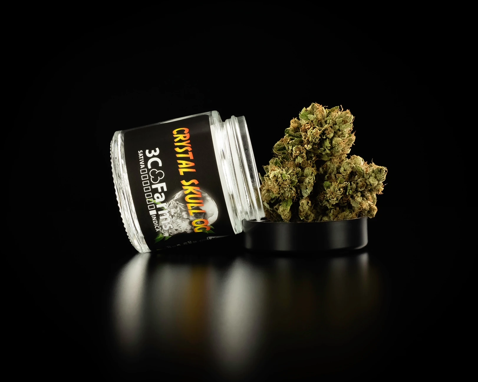 3C FARMS - 3C Farms - Crystal Skull OG - 1/8th Main Image