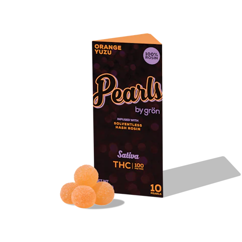 GRON - Orange Yuzu -Sativa- 100mg Rosin Gummies (Edibles) | Grön      -qq10