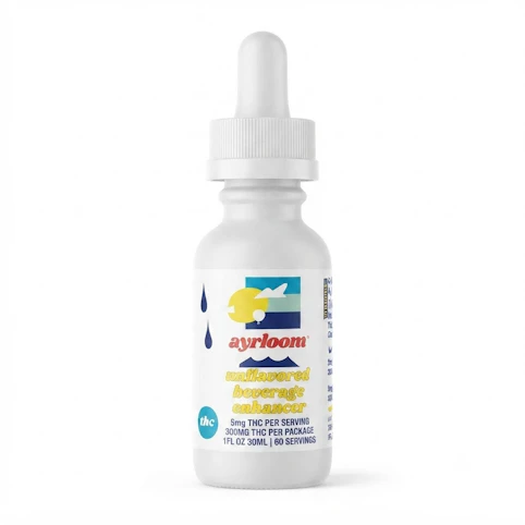 ayrloom - Unflavored Beverage Enhancer-Hybrid- 30.00% THC | 300mg THC (Tincture) Original | Ayrloom   -G8 Back