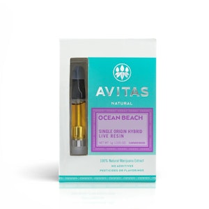 Avitas - Avitas | Ocean Beach | Live Resin Cartridge | 1g