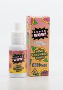 SUPER WOW - THC Pink Lemonade Drops 1000mg Tincture- Super Wow