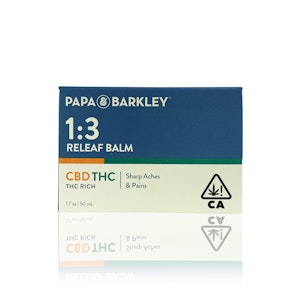 PAPA & BARKLEY - PAPA & BARKLEY  - Topical - THC Rich - 1:3 - Releaf Balm - 50ML