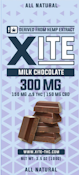 Xite Milk Chocolate Bar 300mg 15mg THC / 15mg CBD ea square