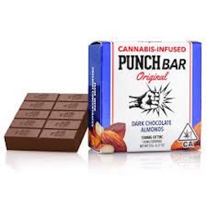 Punch - [Punch] Punch Bar - 100mg - Dark Chocolate Almonds (H)