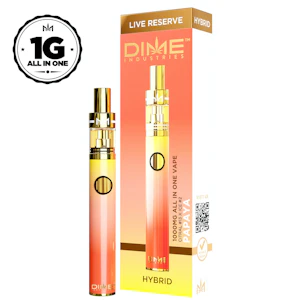 Dime Industries - Dime Industries Papaya Live Reserve Disposable 1g