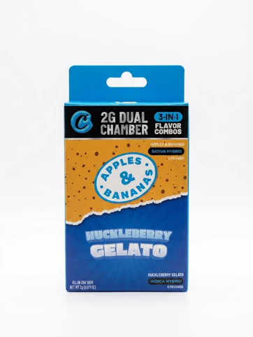 Cookies - Apples & Bananas x Huckleberry Gelato -Sativa/Indica- 91.60%/90.44% THC | 2g (Dual Chamber Vape) | Cookies - HH12 BACK
