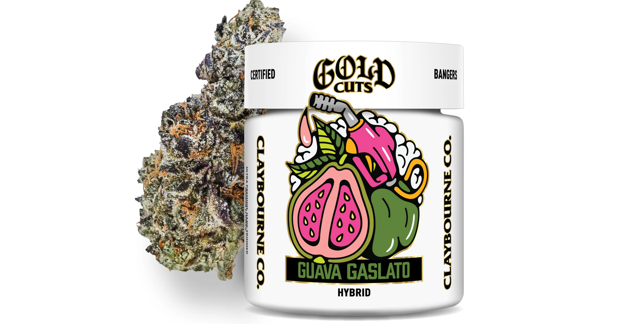 Claybourne Co. - Claybourne Co. - Guava Gaslato Gold Cuts - 3.5g Main Image